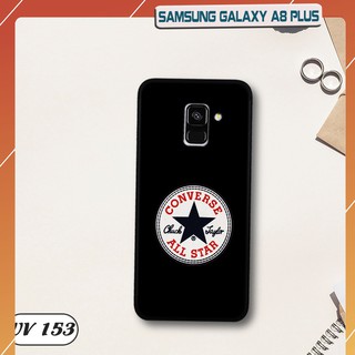 Ốp lưng Samsung Galaxy A8 Plus lưng nhám viền dẻo