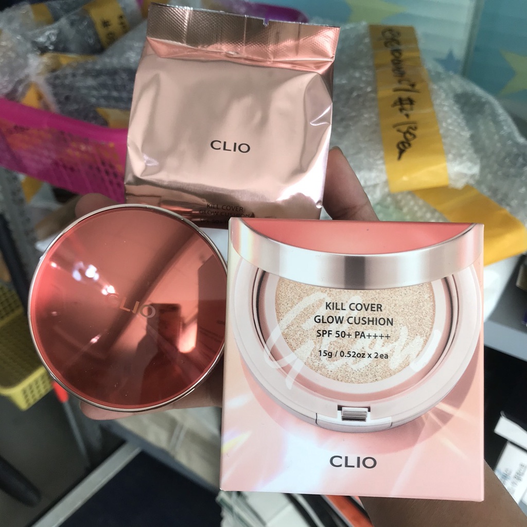 [Tặng Thêm 1 Lõi] Phấn Nước Tạo Hiệu Ứng Căng Bóng CLIO KILL COVER GLOW CUSHION