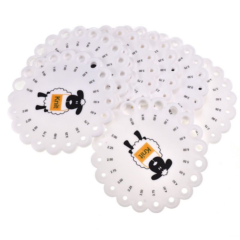 Thước đo size kim móc, sợi len