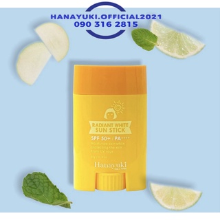Sáp Chống Nắng Hanayuki Radiant White Sun Stick