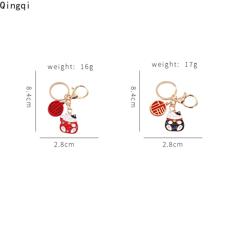 Móc khóa Miss Zoe hình chú mèo may mắn dễ thương
