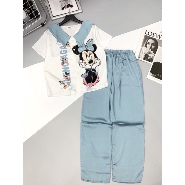 Bộ ngủ chất liệu satin loại 1 <siêu sang chảnh> | BigBuy360 - bigbuy360.vn