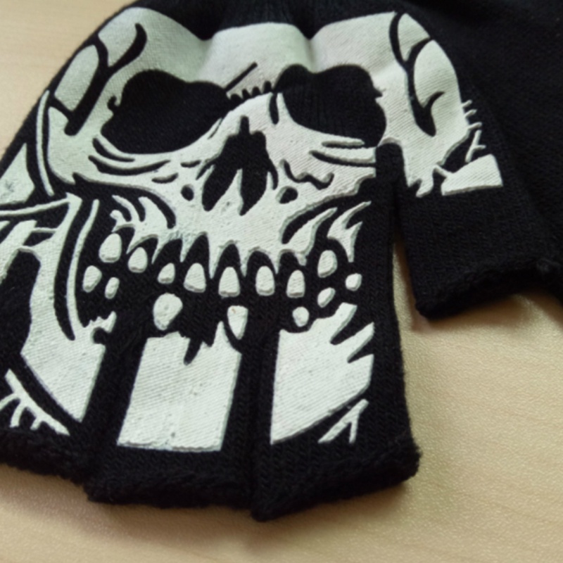 Găng Tay Hình Bộ Xương Dùng Để Biểu Diễn Nhảy Múa Phong Cách Halloween