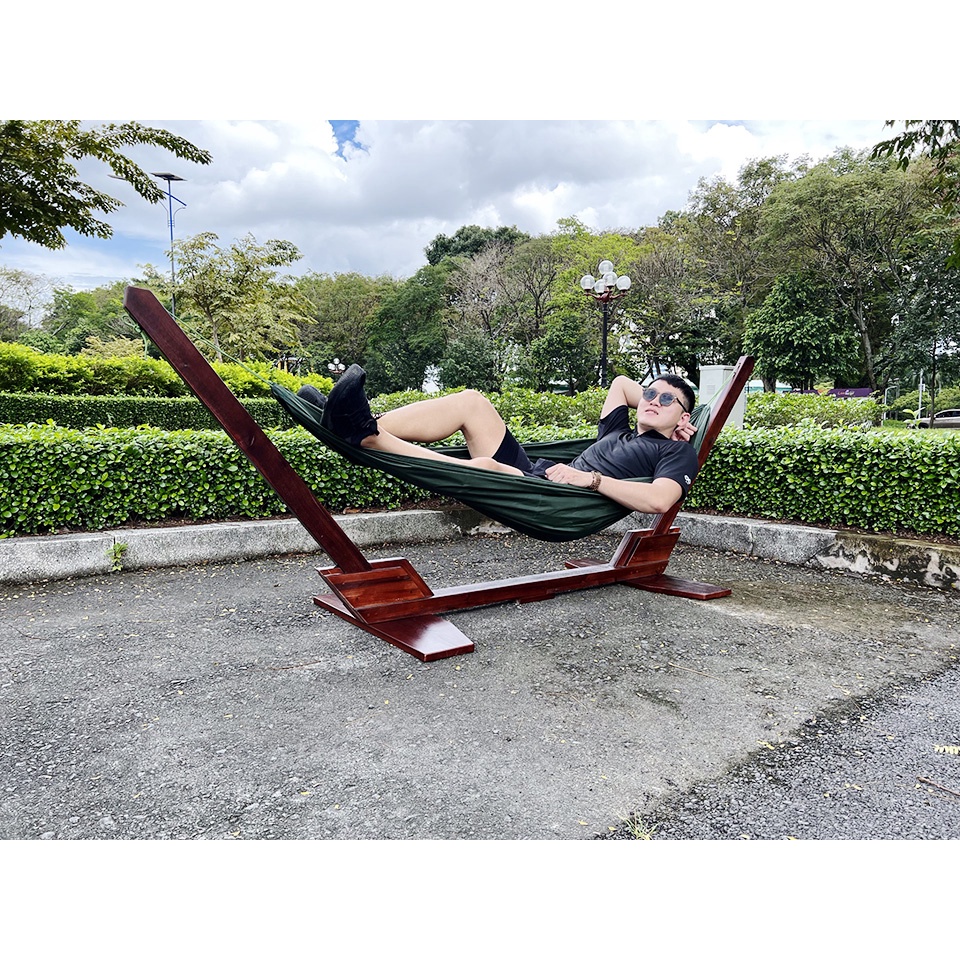 Võng gỗ cao cấp xếp gọn, sang trọng, giá tận xưởng