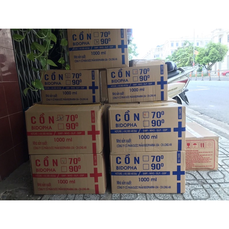 Cồn 70 độ BIDOPHA 1 Lít (CHÍNH HÃNG)