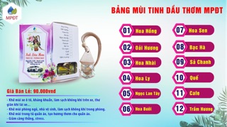 Tinh dầu thơm Ngân Bình mẫu mới date mới