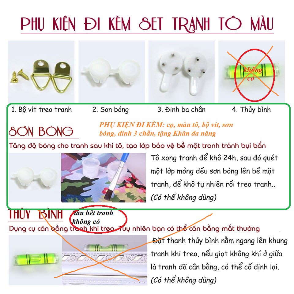 Tranh tô màu theo số ,Tranh sơn dầu số hóa, tặng khăn, đã căng khung-CÓ SẴN-đủ phụ kiện