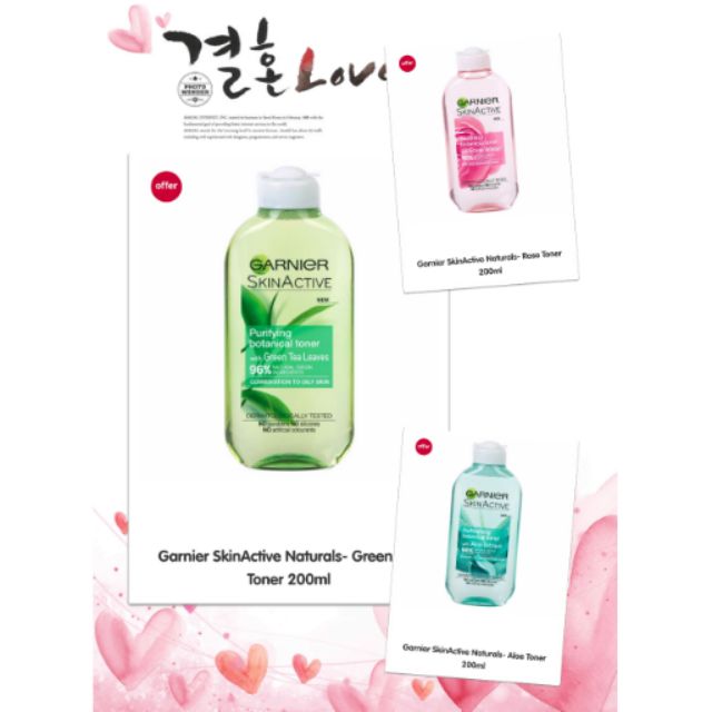 Nước hoa hồng Garnier