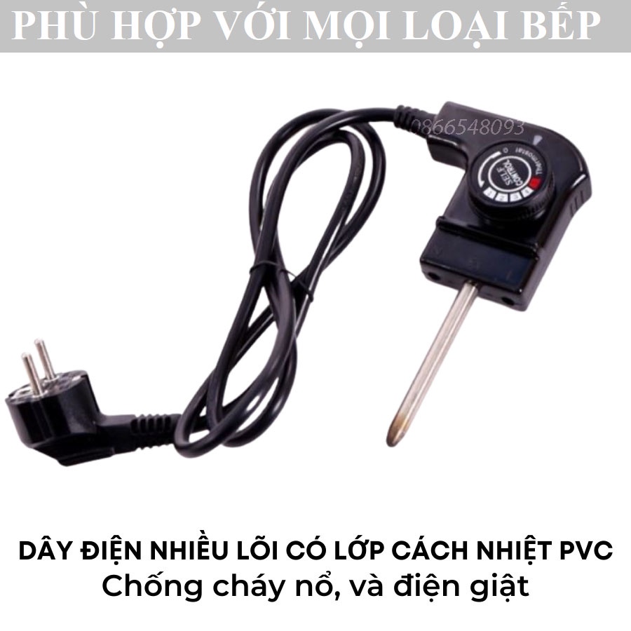 [FreeShip] [Có bảo hành] Dây nguồn bếp nướng điện loại tốt chống cháy nổ.