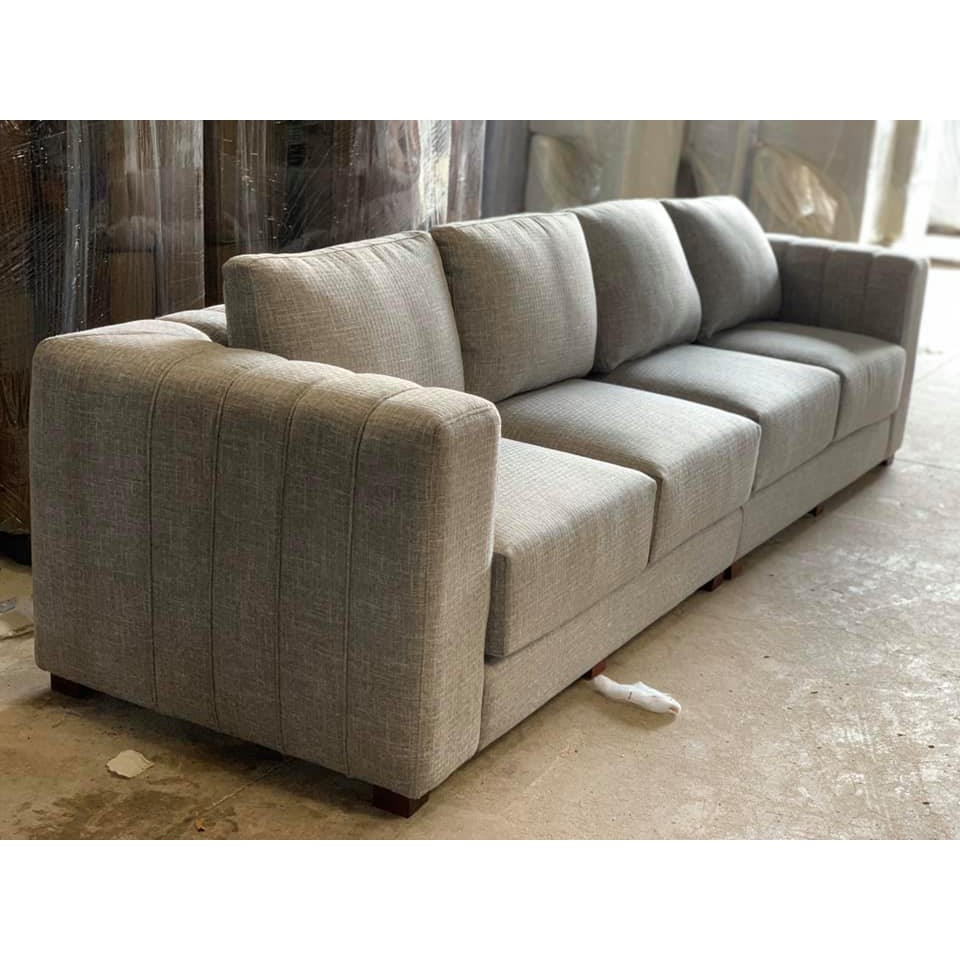 Ghế Sofa Văng Adora dạng vỏ sò góc L 2400x700x400mm- vải nhung cao cấp