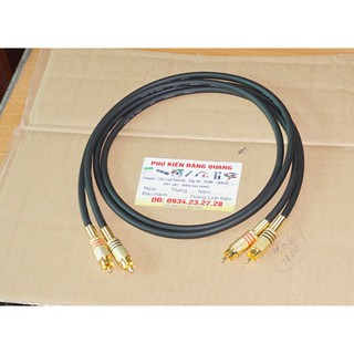 cáp loa , dây jack AV 4 đầu  loại tốt dài 1m dây canare