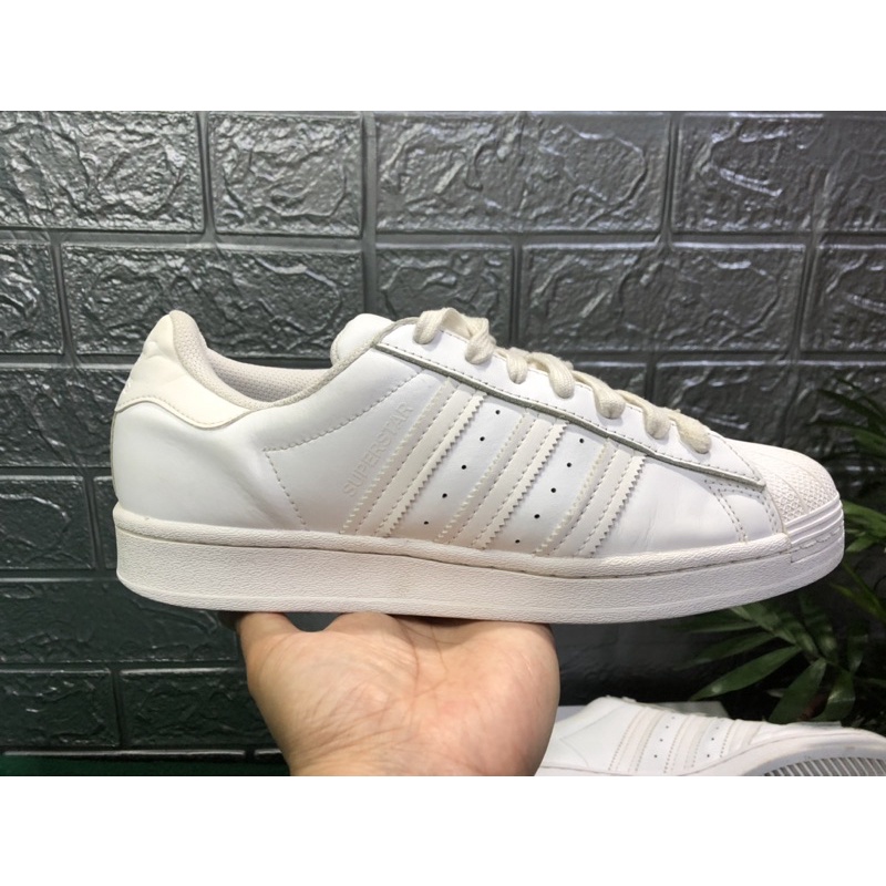 Giày thể thao nam chính hãng Adidas Superstar 'Footwear White' EG4960 size 40 chân 25cm