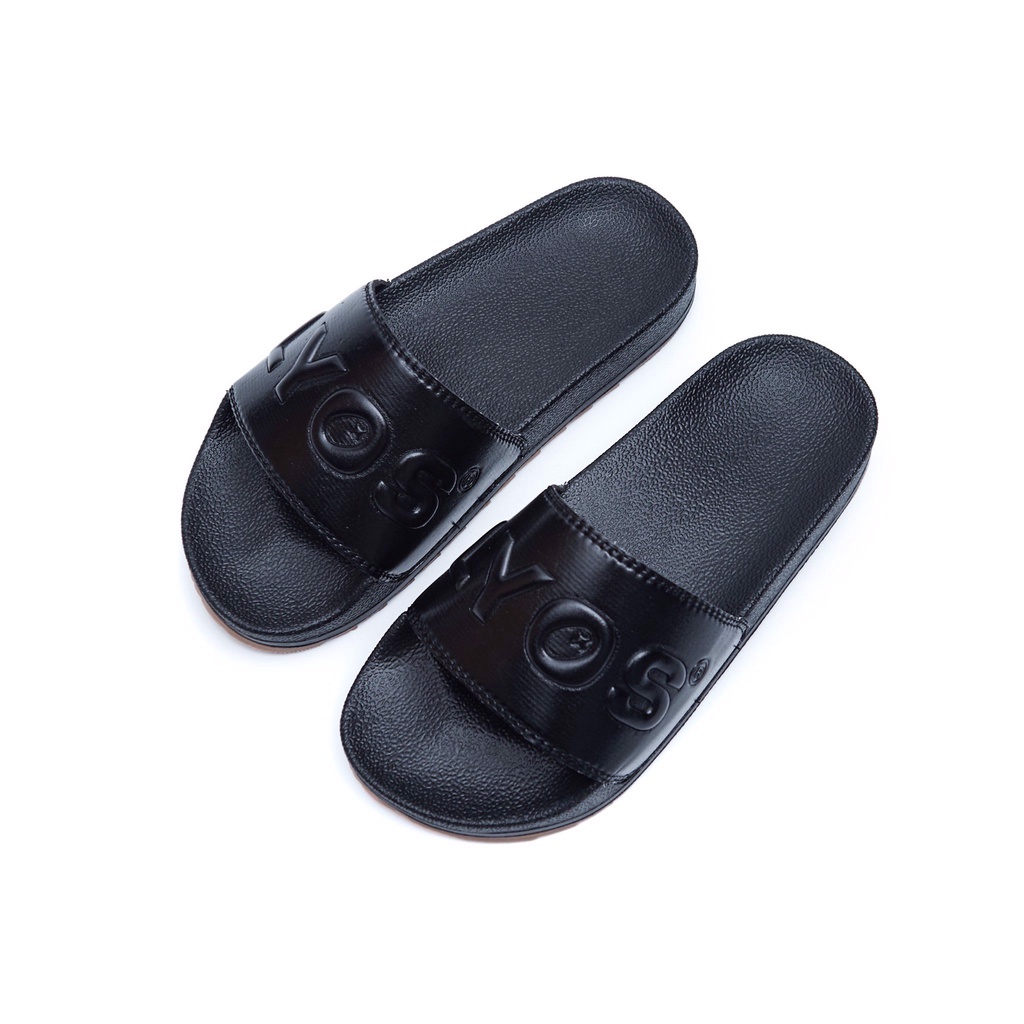 Dép LYOS Padded Slippers Đen/ Kem