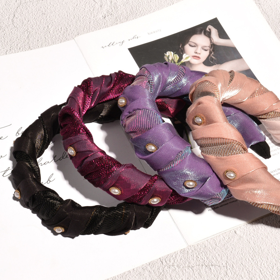 Băng Đô Đính Ngọc Trai Phong Cách Hàn Quốc Dành Cho Nữ