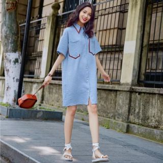 [ORDER] Váy sơmi túi ngực DR04