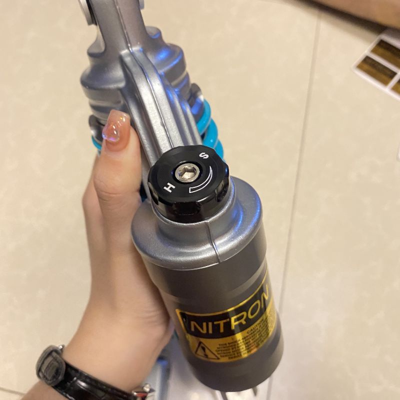 Phuộc nhún sau Nitron bình dầu cho xe Ab novo 4 5 6 NVX PCX Dylan Ps Impulse ....
