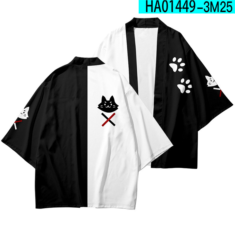 Áo kimono tay ngắn hóa trang nhân vật Ookami Mio Haori Yukata nhật bản thời trang hè cho nam và nữ
 | BigBuy360 - bigbuy360.vn