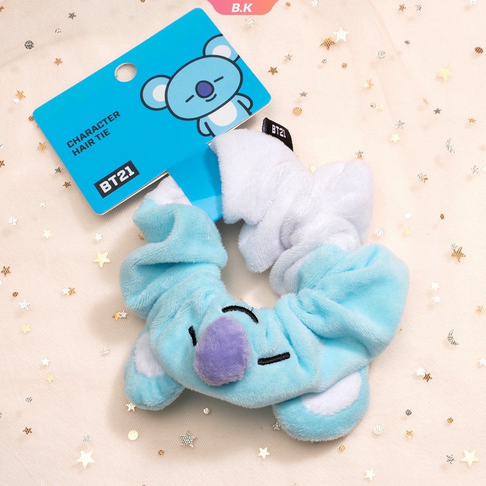 BTS Bangtan Boys BT21 Cartoon Hair Rope TATA COOKY CHIMMY KOYA MANG SHOOKY Fans Exclusive Cute Girl Rope Circle Headdress Tied Rope Gift【KU2】