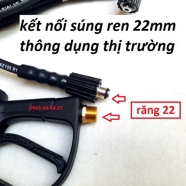 DÂY RỬA XE 20M, Phụ kiện máy rửa xe xách tay