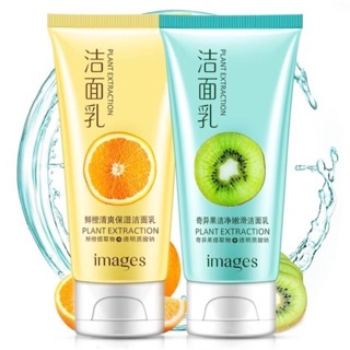 [RẺ VÔ ĐỊCH] Sữa rửa mặt trái cây sạch sâu dưỡng trắng Kiwi và Cam Plant Extraction Images 120g