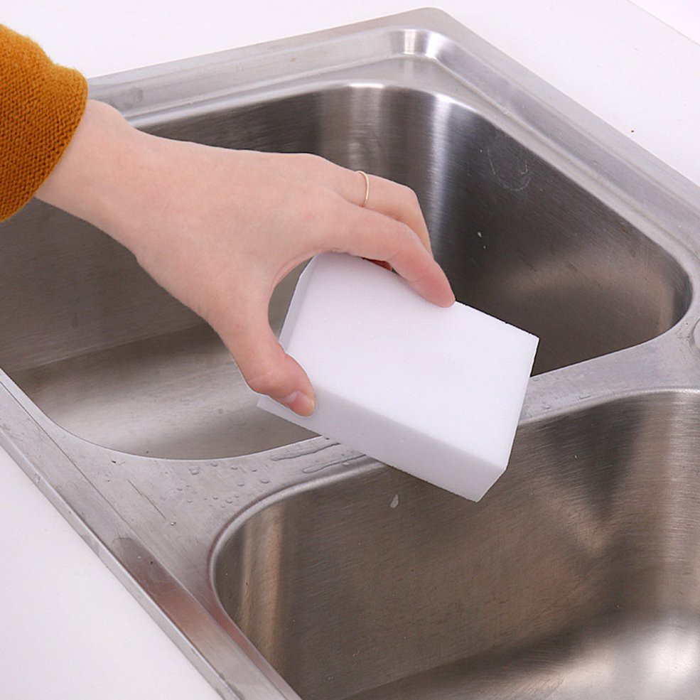Miếng rửa chén dĩa bằng xốp nano mật độ cao loại bỏ vết bẩn ma thuật dành cho nhà bếp