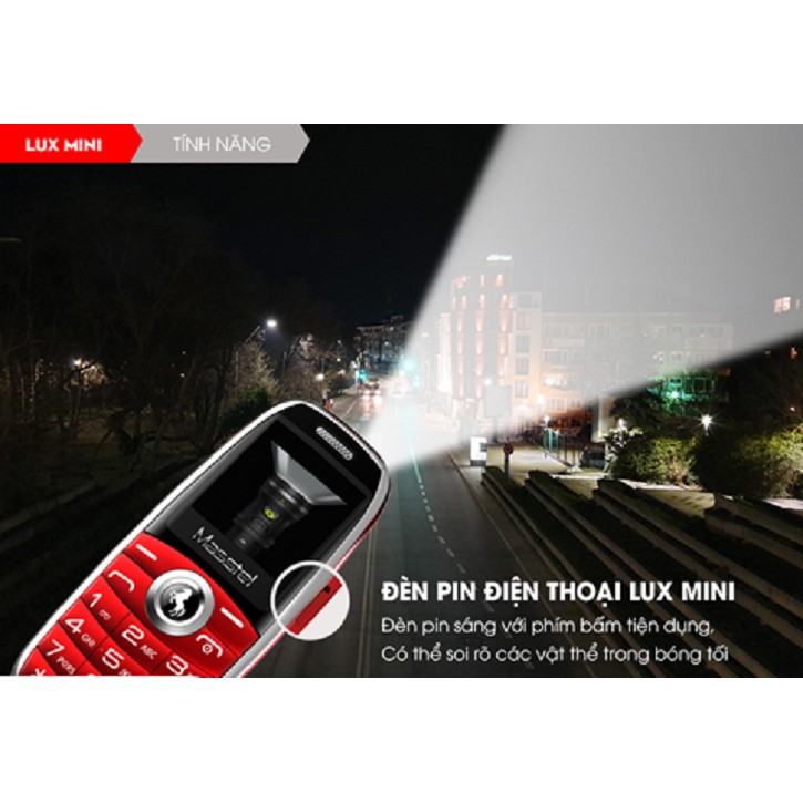 Điện thoại Masstel Lux mini đôc lạ chất lượng mới 100% | BigBuy360 - bigbuy360.vn