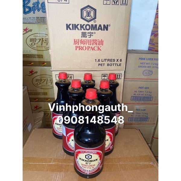 Nước tương kikkoman Propack 1L6