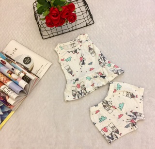Đồ bộ cotton sát nách