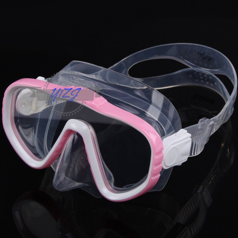 Y1ZJ Adult Swimming Goggles Crystal Clear Wide View Diving Glasses Snorkel Mask &amp;VN