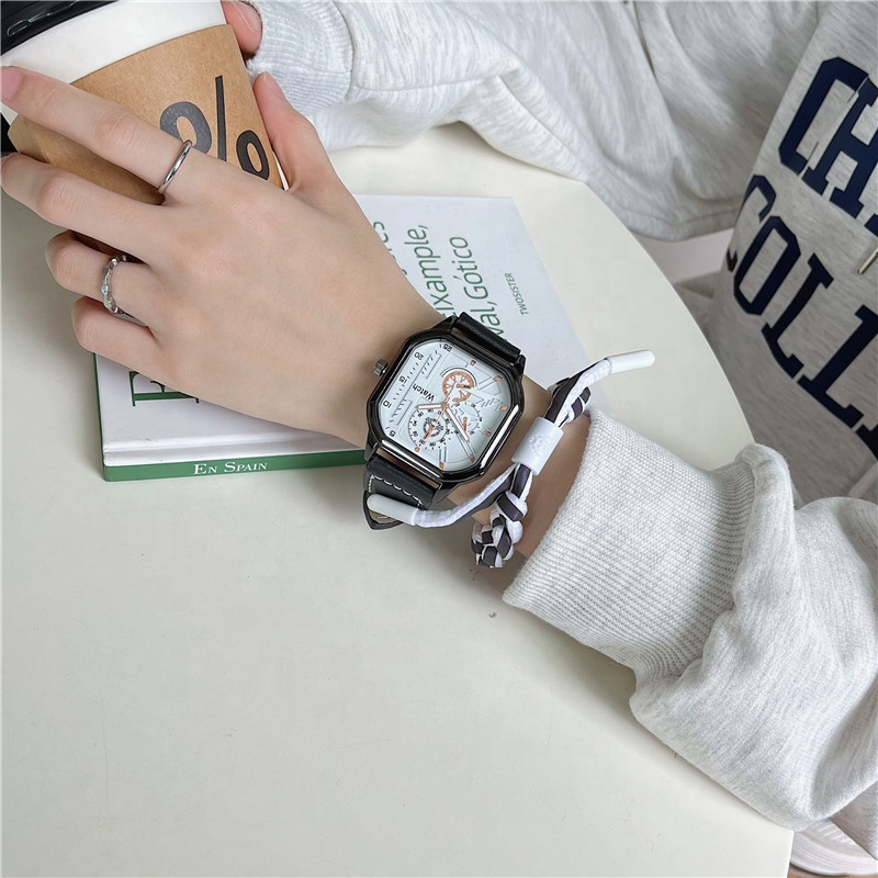 Đồng Hồ Nam Dây Da Thời Trang Hàn Quốc