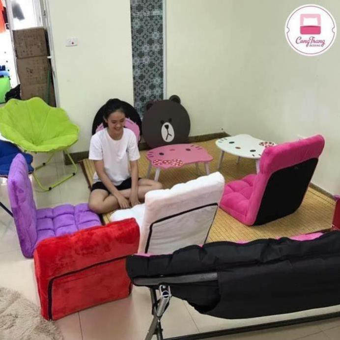 Size lớn Ghế Bệt Tựa Lưng Nâng Hạ 5 Cấp Kiểu Nhật Bo Décor
