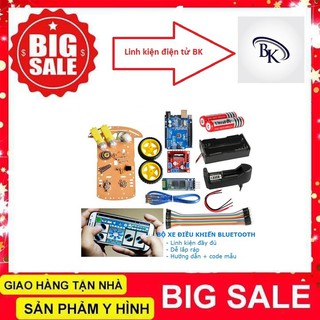 combo xe robot điều khiển bluetooth arduino