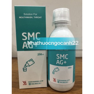 Nước súc miệng SMC AG+ giúp vệ sinh khoang miệng thơm mát