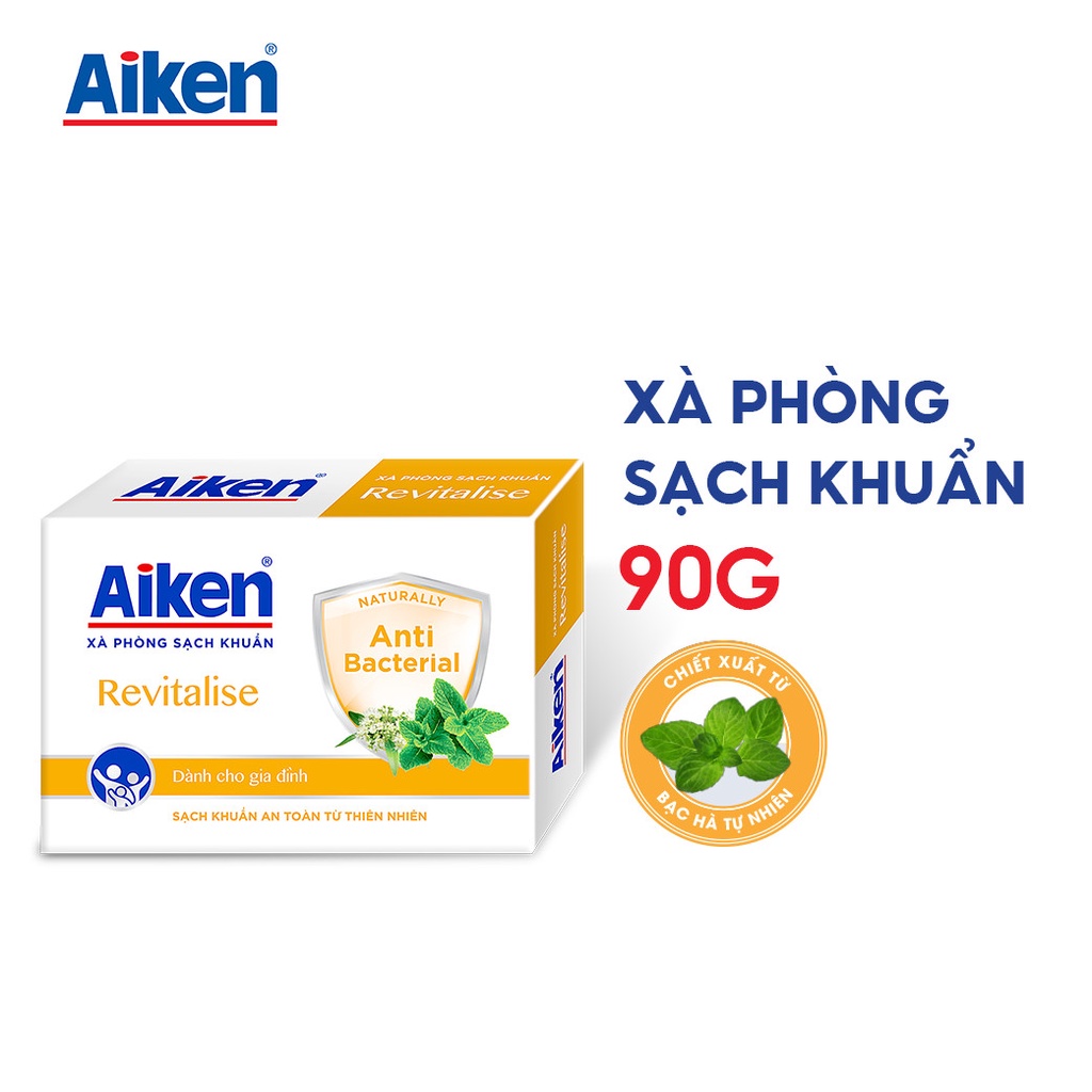 xà phòng bánh aiken 90g diệt khuẩn