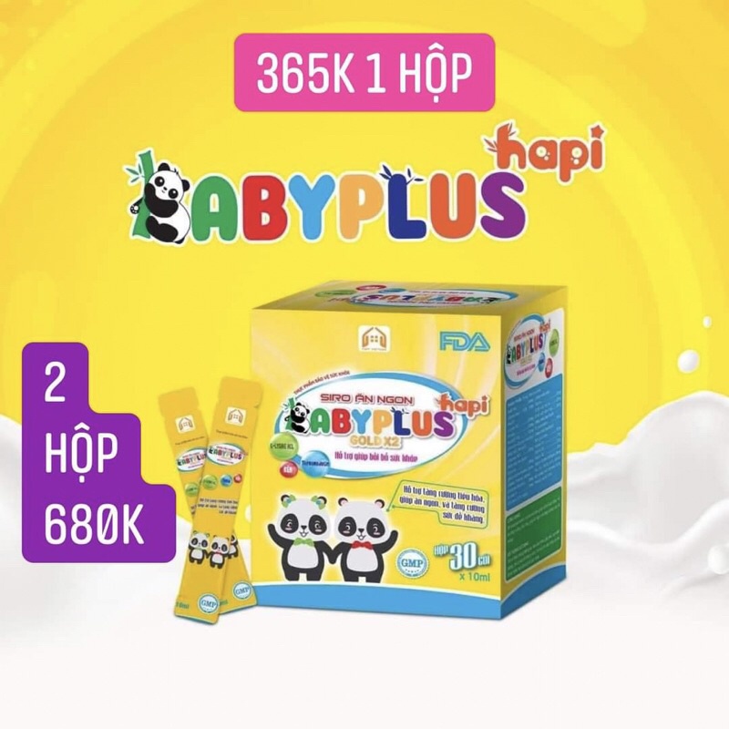 BABYPLUS - Siro Ăn Ngon Giúp Bé Hết Biếng Ăn, Tiêu Hoá Tốt, Tăng Cân Tự Nhiên, Táo Bón, Tăng Đề Kháng (baby plus)