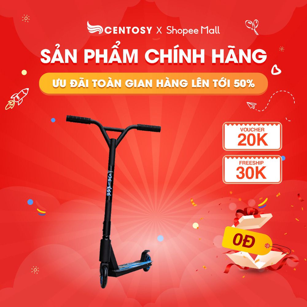 Xe Scooter Người Lớn Cao Cấp - Scooter Centosy S01 - Màu Sắc Nổi Bật, Gấp Gọn Tiện Lợi