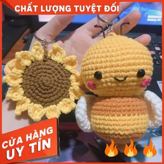 Combo Đóm + Hoa Hướng Dương - J97 - Jack - Đom Đóm - Móc khoá Đom Đóm