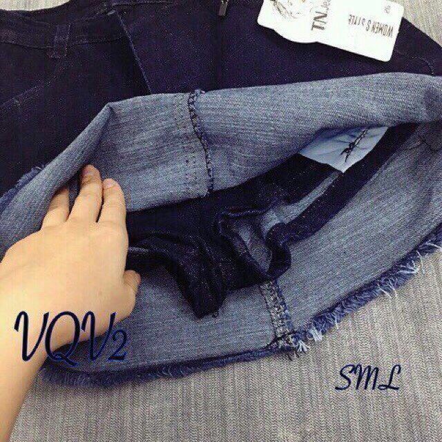 QUẦN VÁY jean BigSize Co dãn mạnh, lưng cao rách lai kiểu | BigBuy360 - bigbuy360.vn