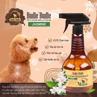 NƯỚC HOA DƯỠNG LÔNG KHỬ MÙI BUDLE BUDLE CHO CHÓ