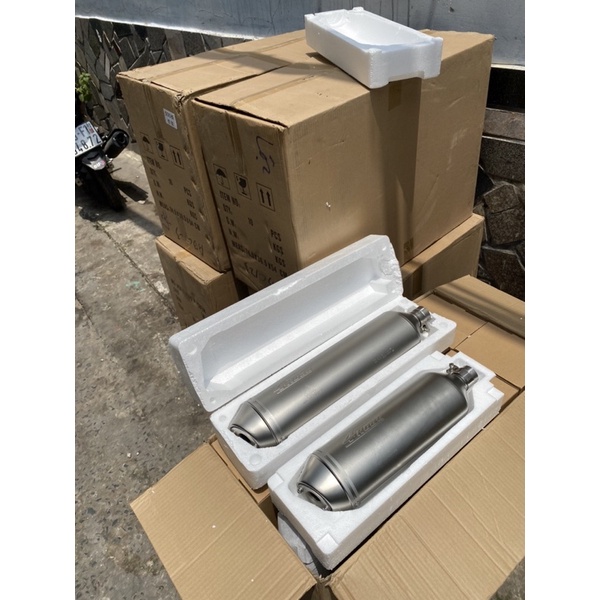 Pô 4Road mẫu 2008 Form dài - ngắn cho xe Vario/Click/SH/Visson/AB