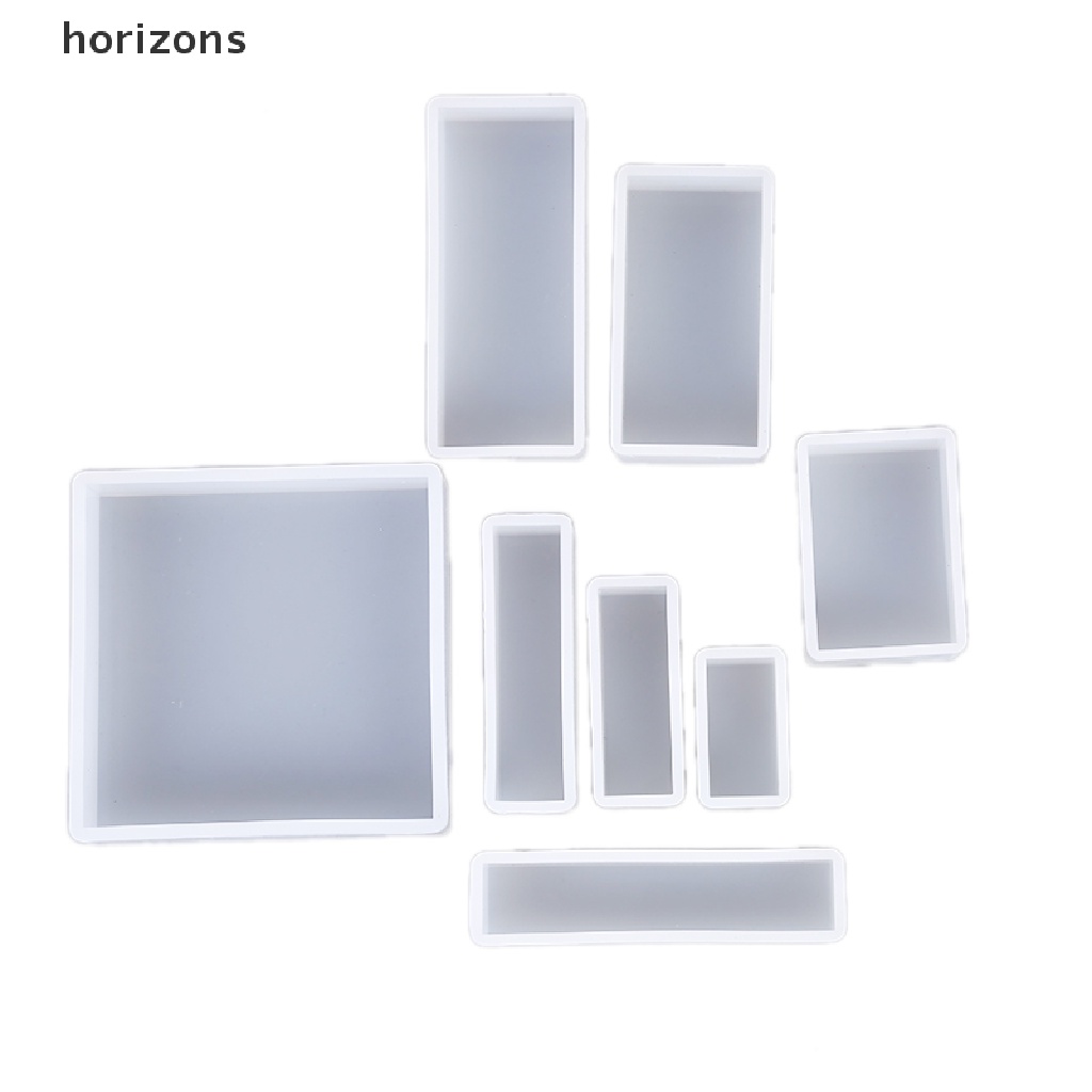 Khuôn Silicone Hình Vuông / Chữ Nhật / Chữ Nhật Làm Trang Sức Thủ Công DIY
