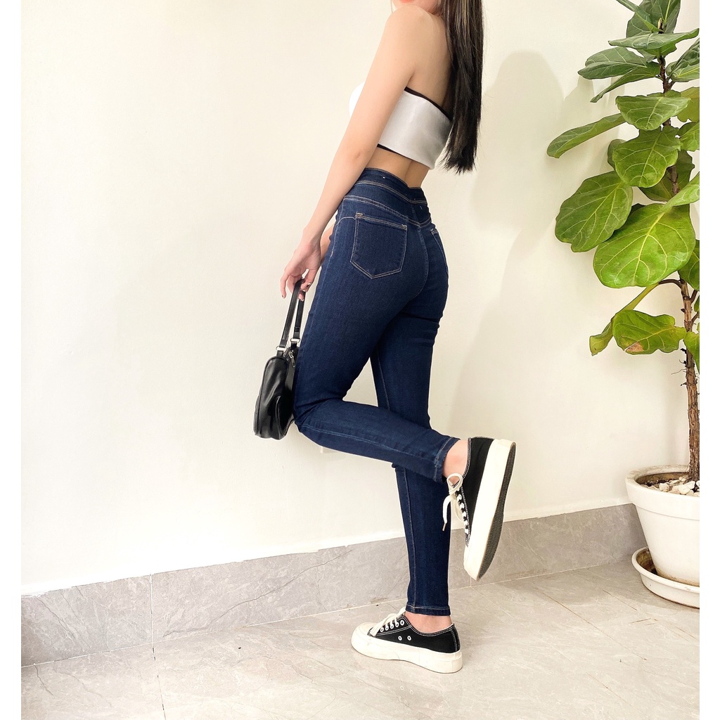 Quần Light / Dark blue wash skinny jeans 20decemberjeans mã 1109 | BigBuy360 - bigbuy360.vn
