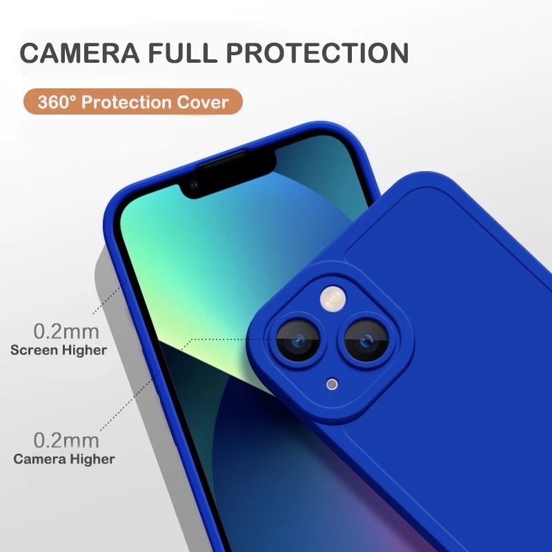 Ốp lưng iPhone 13 Pro Max, 12 Pro Max dẻo trơn có màn bảo vệ camera