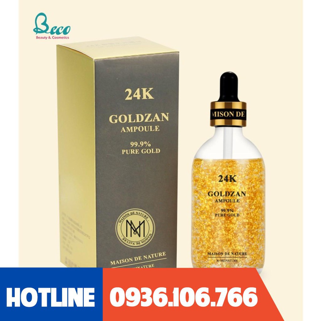 [Mỹ Phẩm Xách Tay]  Tinh chất Vàng 24K Goldzan Hàn Quốc  - Phụ Nữ Làm Đẹp