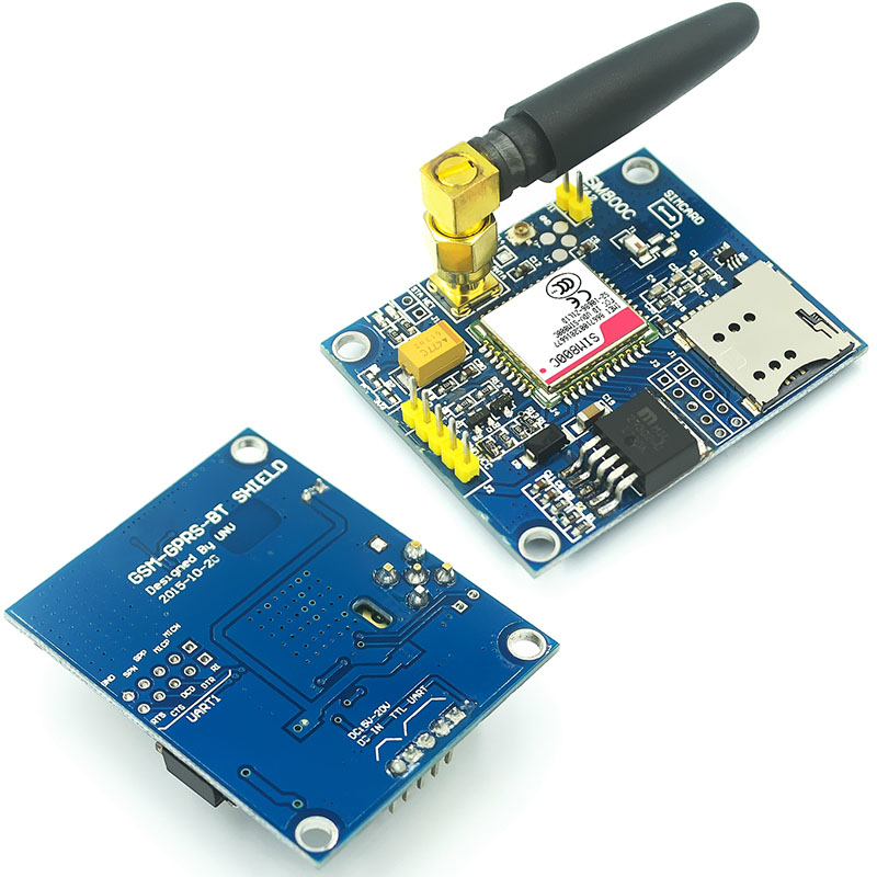SIM800C Module SMS Data Bluetooth Version Instead of SIM900A Development Board