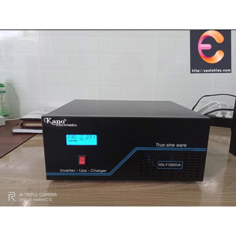 Bộ Inverter_ups Sin chuẩn Kano 12v 24v  1000va _ Tô Hiệu