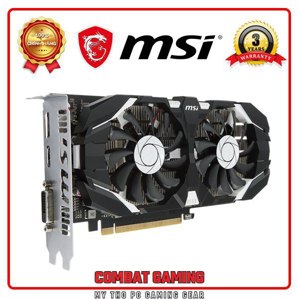 Card Màn Hình MSI GTX 1050Ti 4GB OCV1 GDDR5