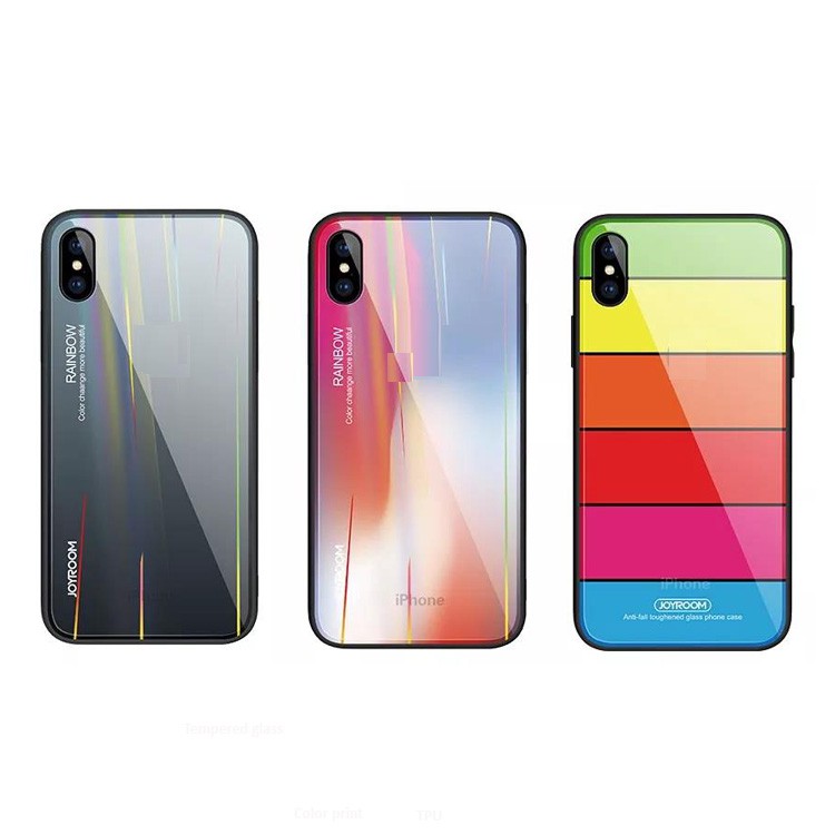 Ốp Joyroom Rainbow series JR-BP458 iPhone X/XS