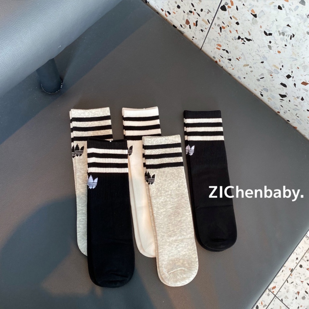 Tất thể thao cá tính dài đến gối cho bé - vớ số thê thao, sợi dệt cotton ấm áp gân tăm cho bé trai, bé gái