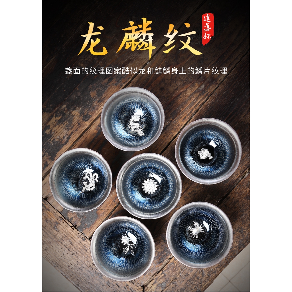 Cốc uống trà bằng bạc nguyên chất với 12 con giáp phong cách Trung Quốc độc đáo